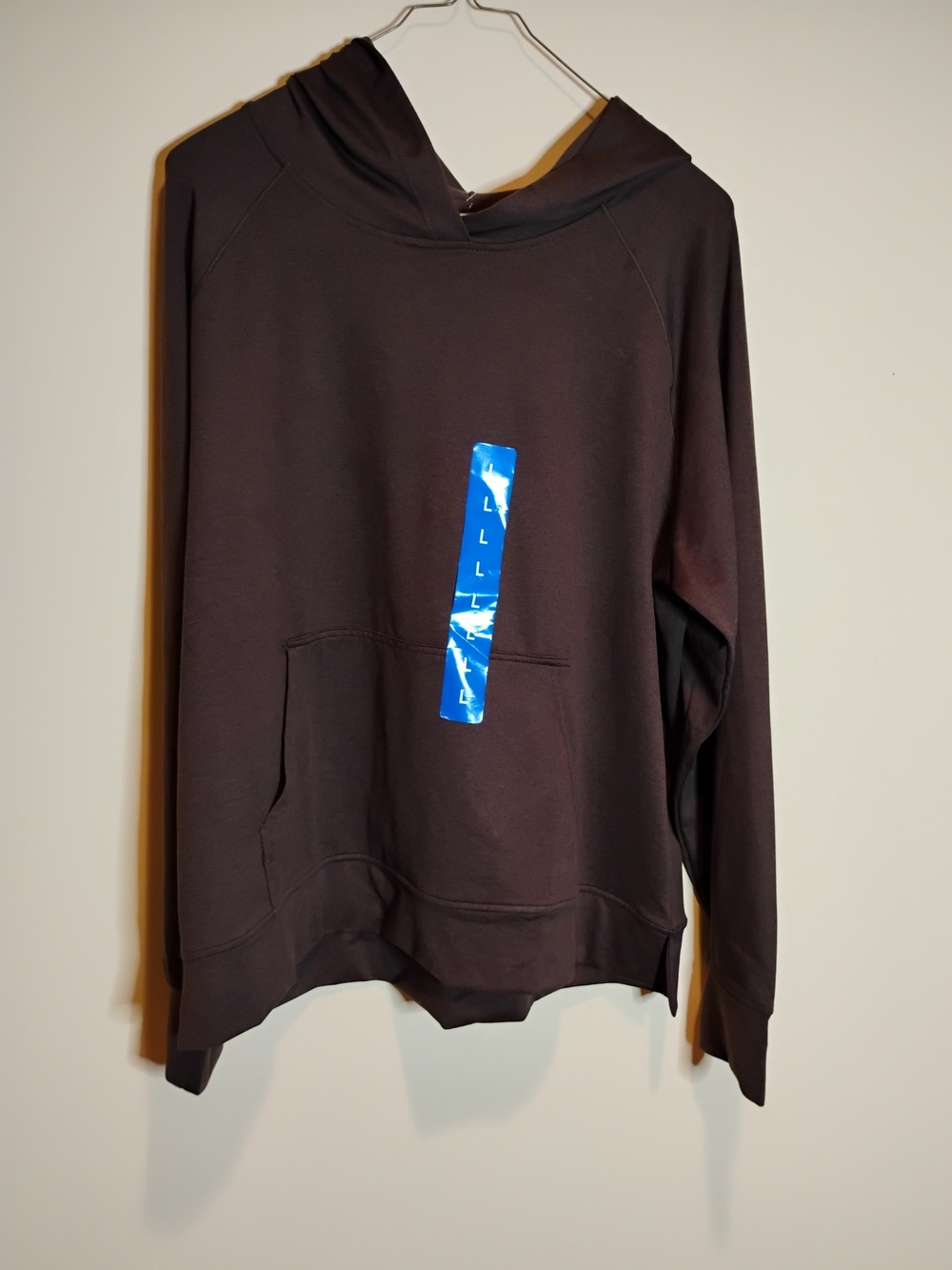 Danskin Women's Pullover Brown Hoodie Kangaroo Pockets L